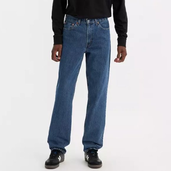 NWT Levi's 550 Relaxed Fit Men's Jeans in Medium Stonewash - Picture 1 of 3